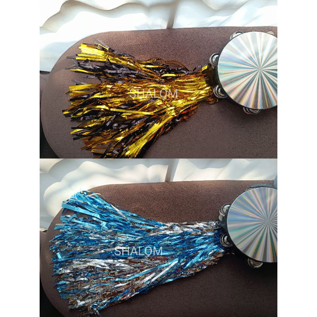 RUMBAI METALIK TASSEL TAMBORIN METALIK