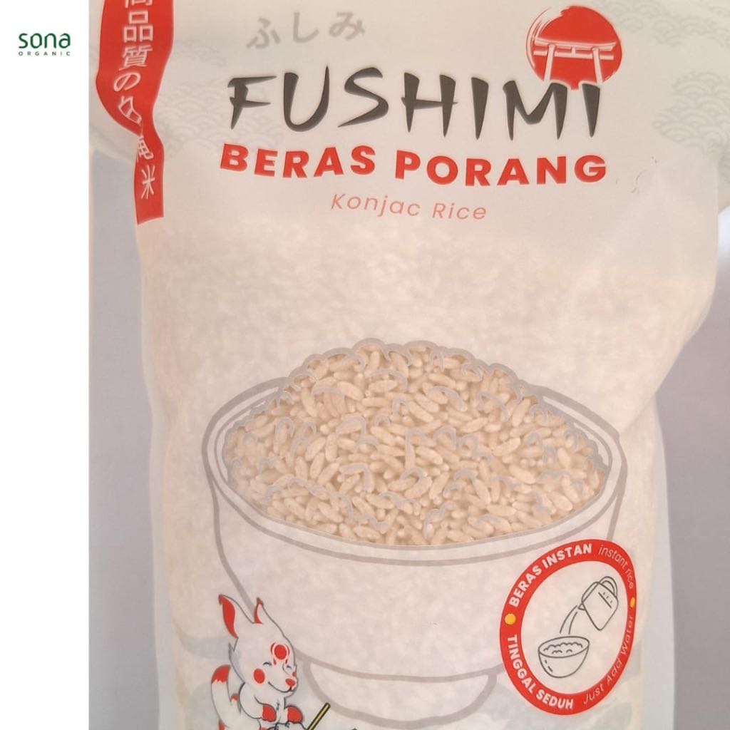 

Beras Porang 1kg - Fushimi - Beras Porang Pouch