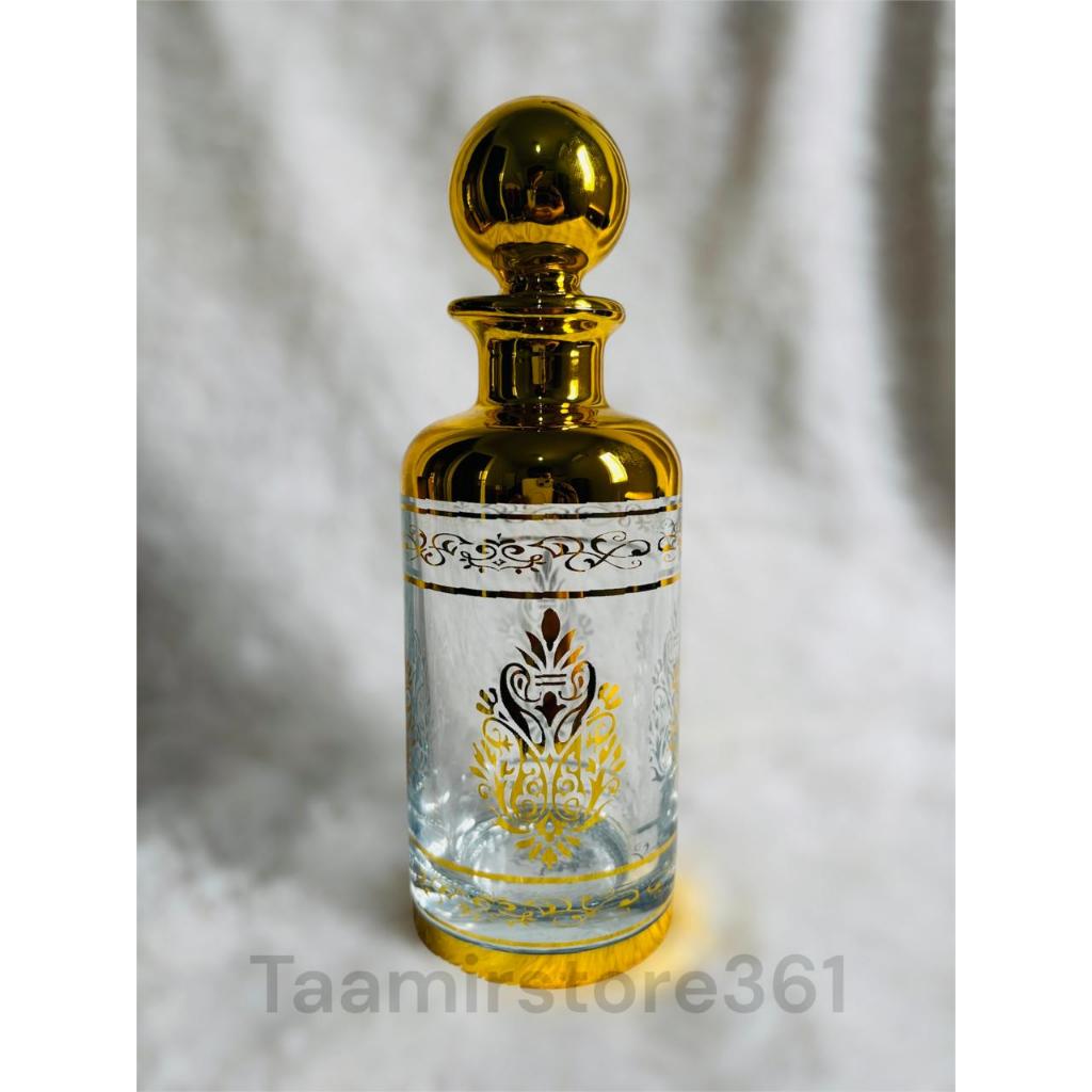 Botol Sample bibit parfum Kaca 200ml Printing antik