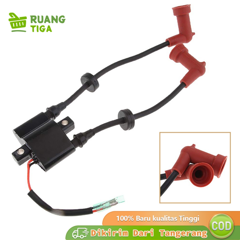 Marine Outboard Coil Ignition Coil Assy Koil Pengapian Untuk Yamaha F9.9 13.5 15.20 25hp 6F5-85570-1