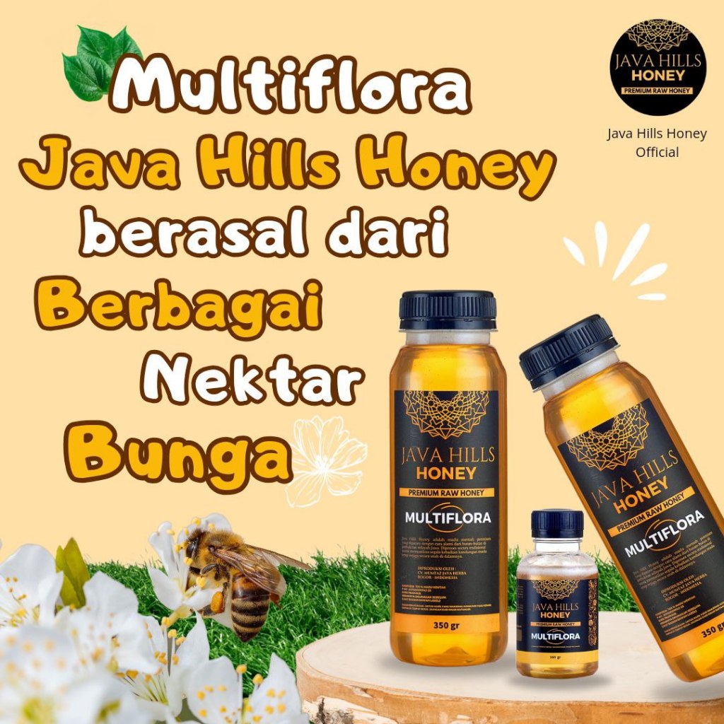 

Herb Station - Java Hills Honey Madu Murni Asli Original Lolos Uji Lab Multiflora Darah Tinggi Hipertensi Kolesterol Sakit Gigi Javahills Premium Raw
