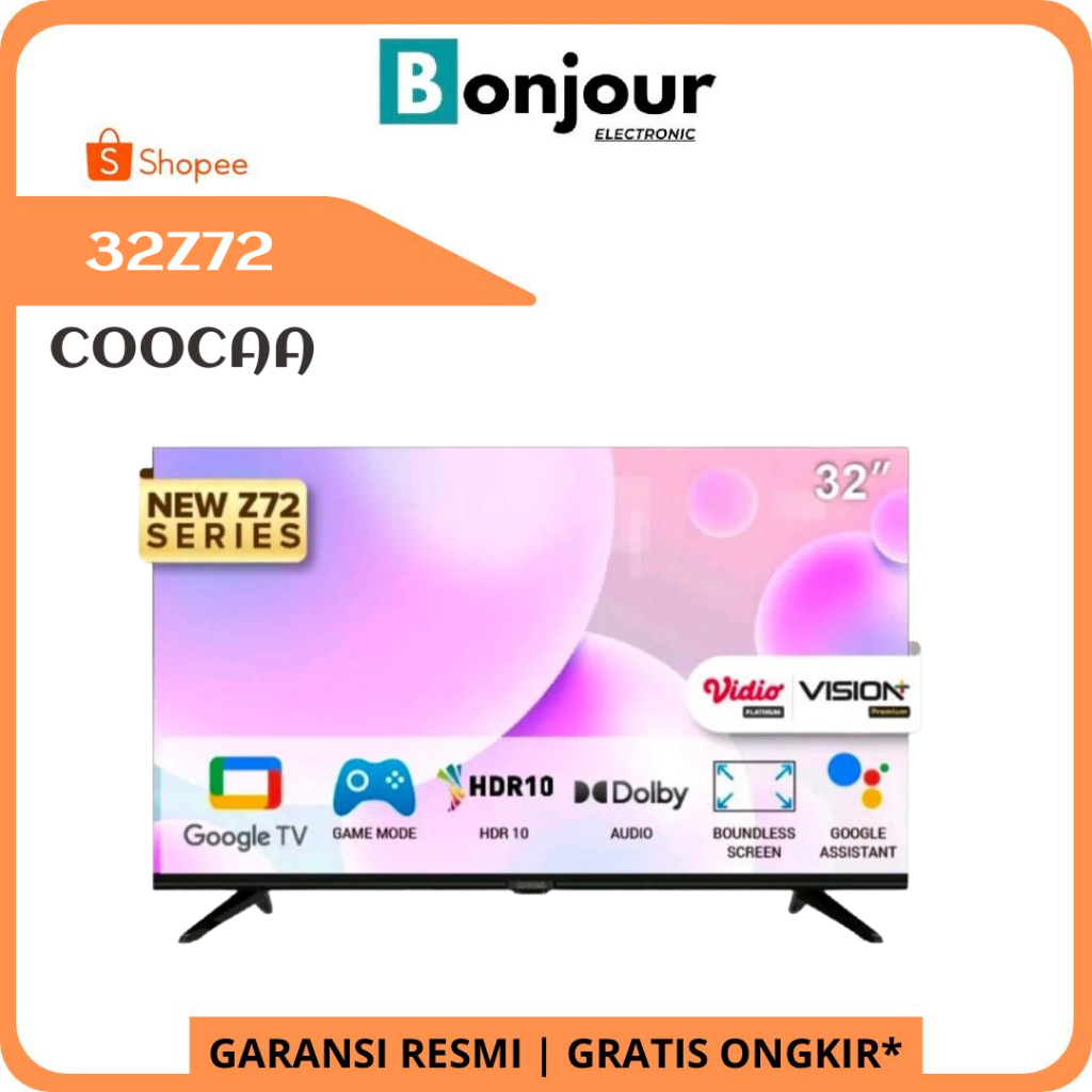 TV Google 32 Inch Android TV Coocaa 32Z72 32 Coocaa Digital TV 32