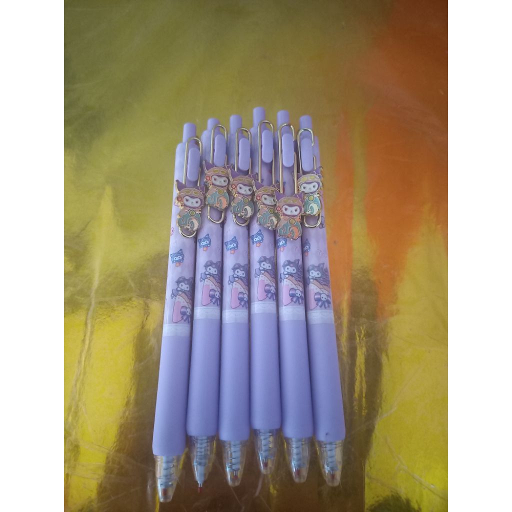 

Pulpen Kuromi lucu / Kuromi edition / Pulpen tinta cair gel