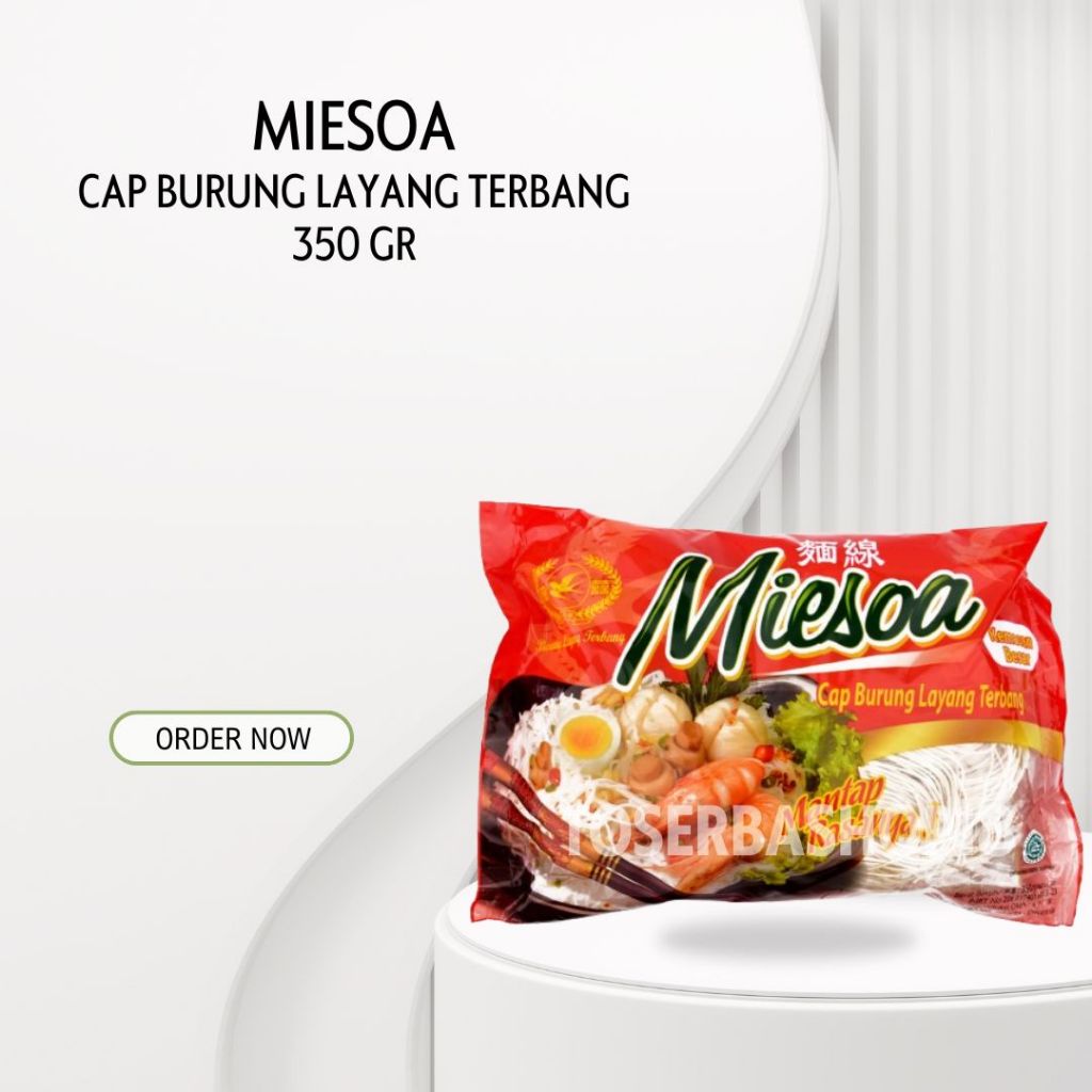 

Bihun Instan / Bihun / Miesoa Kemasan Besar Cap Burung Layang Terbang 350gr
