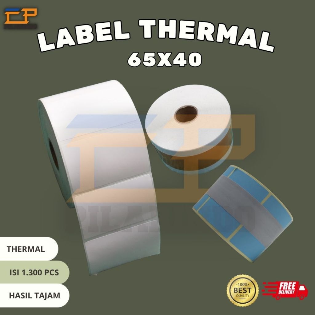 

Label Stiker Thermal 65x40 Sticker ISI 1300