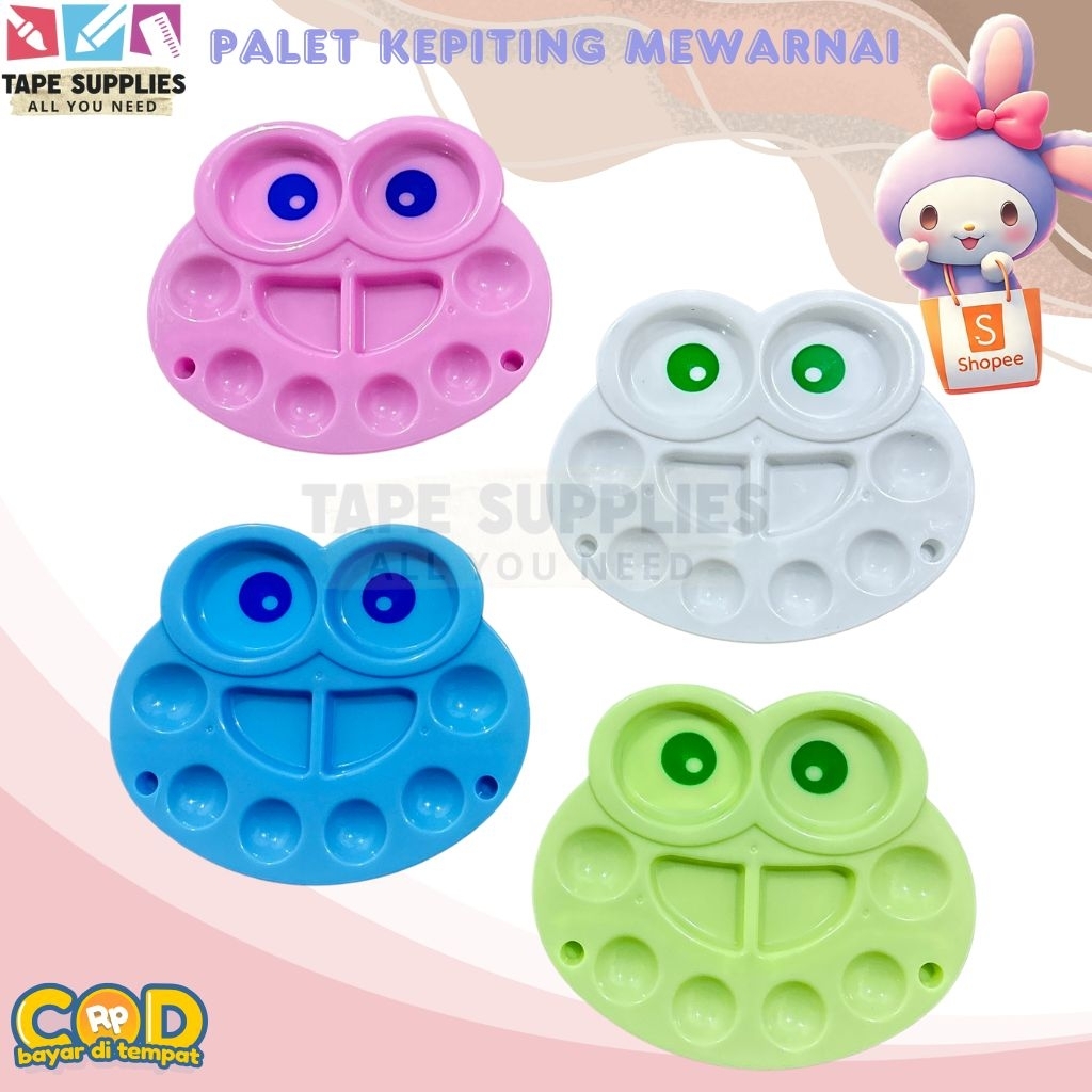 

Palet Mewarnai Piring Cat Anak / Palet Gambar Frog/Kodok