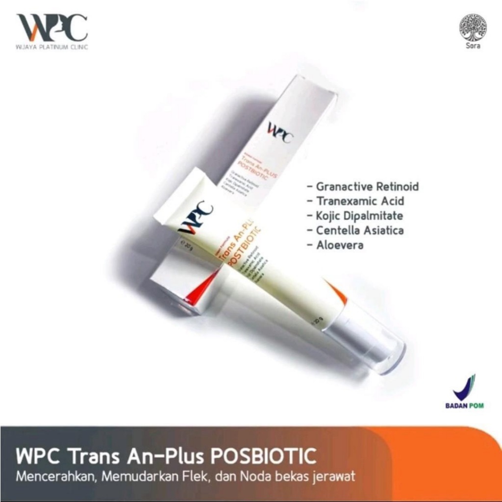 WPC Trans An - PLUS + POSTBIOTIC 30gr - Serum Untuk Menyamarkan Flek / WPC Skincare