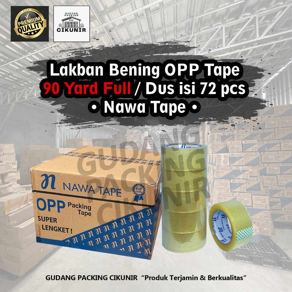 

CTK031 Lakban Bening 1 DUS 45mm x 90 Yard Full Termurah