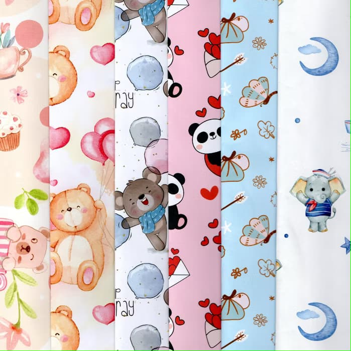 

Klikbabylove - Tambahan Packing Bungkus Kado Untuk Hadiah / Kertas Kado Motif Random