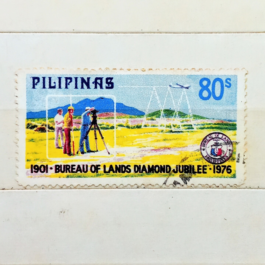 

Prangko Koleksi Filateli Filipina 1976 The Diamond Jubilee of The Bureau of Lands