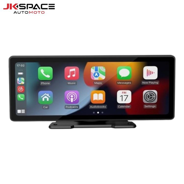 JK Space Head Unit Android IOS Auto 10in Layar Sentuh Mobil Navigasi Pemutar Video Multimedia