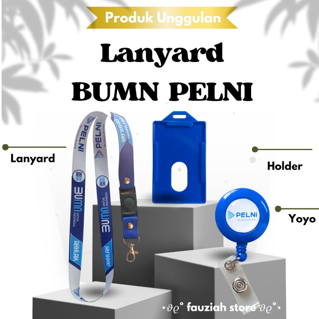 

READY! TALI ID CARD BUMN PELNI / LANYARD BUMN PELNI TERMURAH!!!