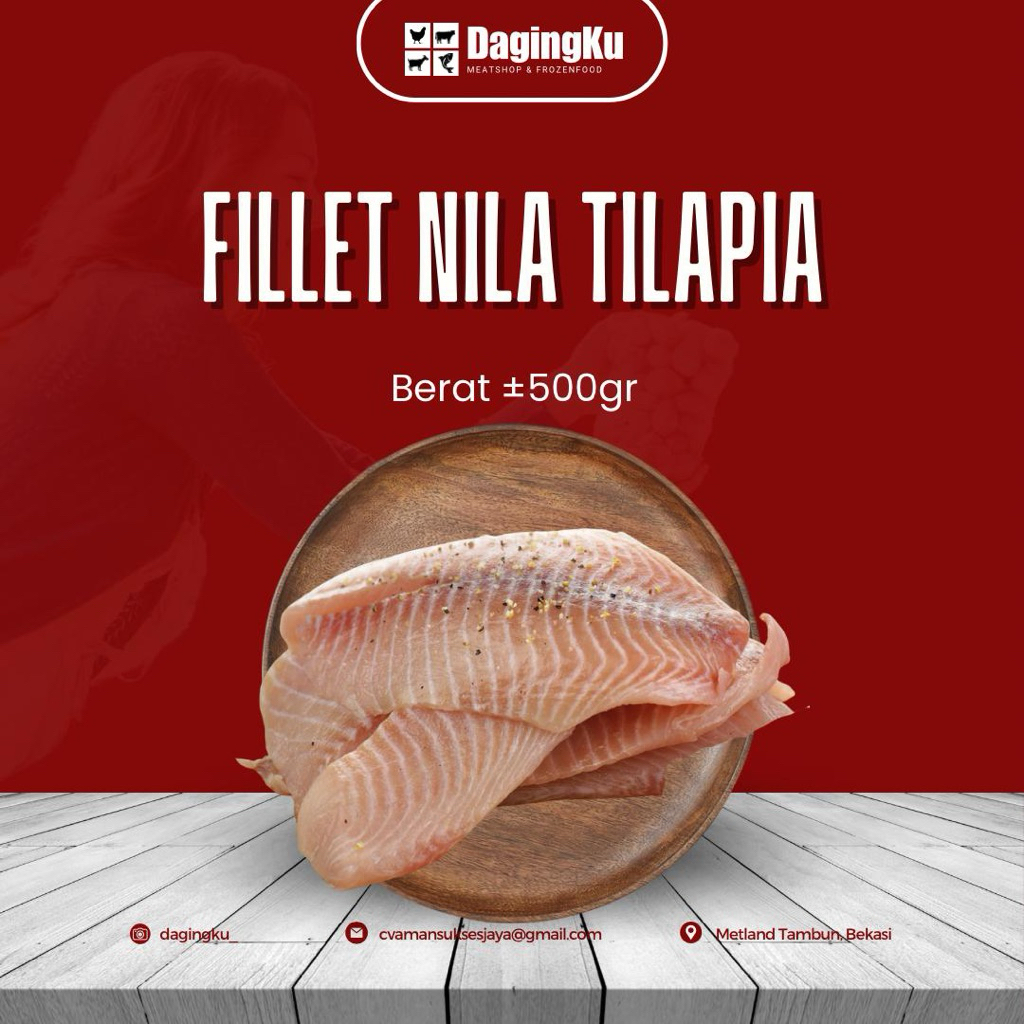 

Ikan Nila Fillet 500gr