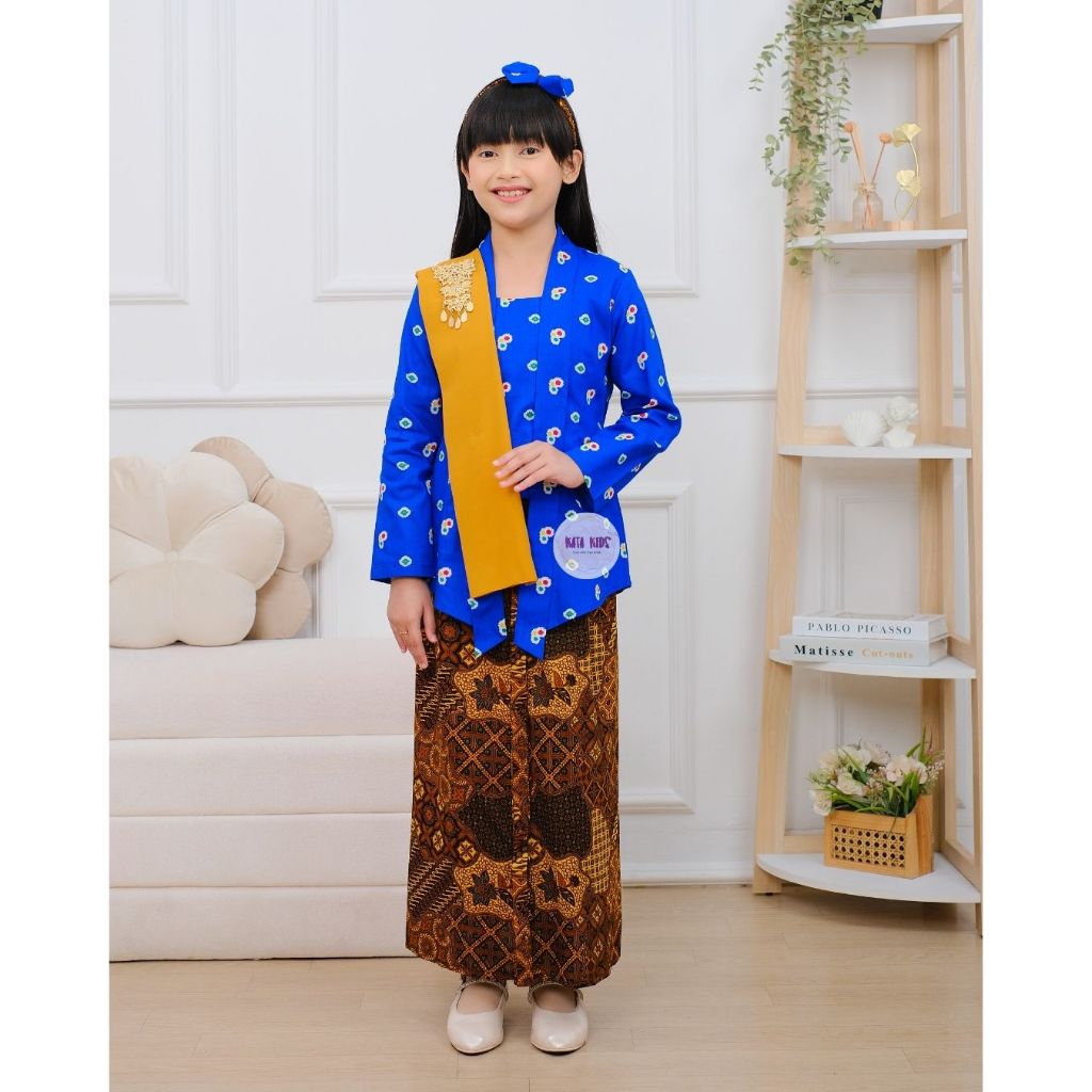 Kebaya Anak Kutubaru Jumputan Panjang