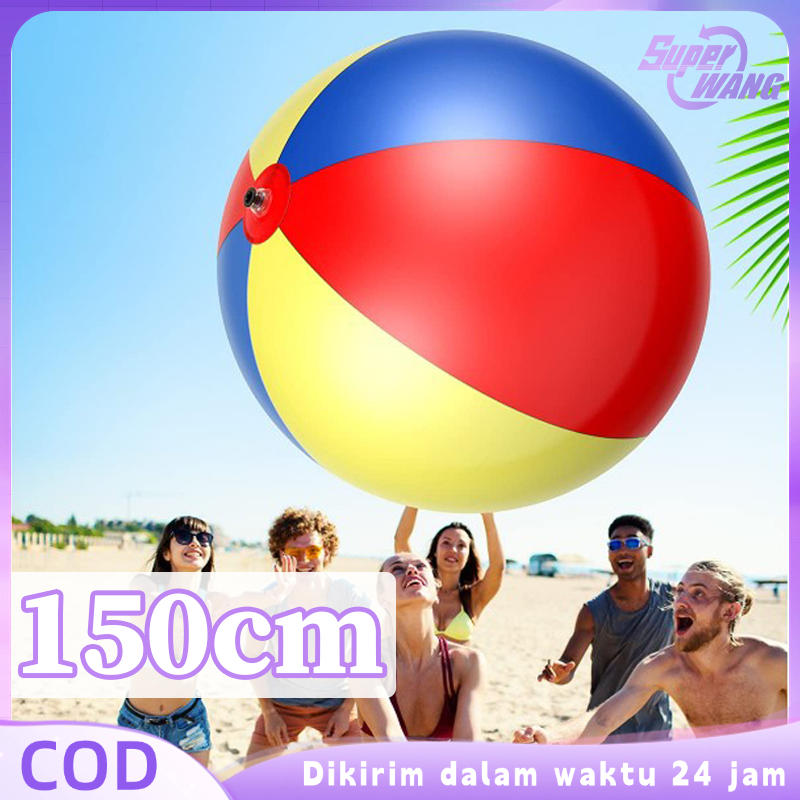 Bola Pantai Jumbo 150cm Bola Pantai Besar Jumbo Bola Pantai Tiup Beach Ball Bola Pantai Raksasa