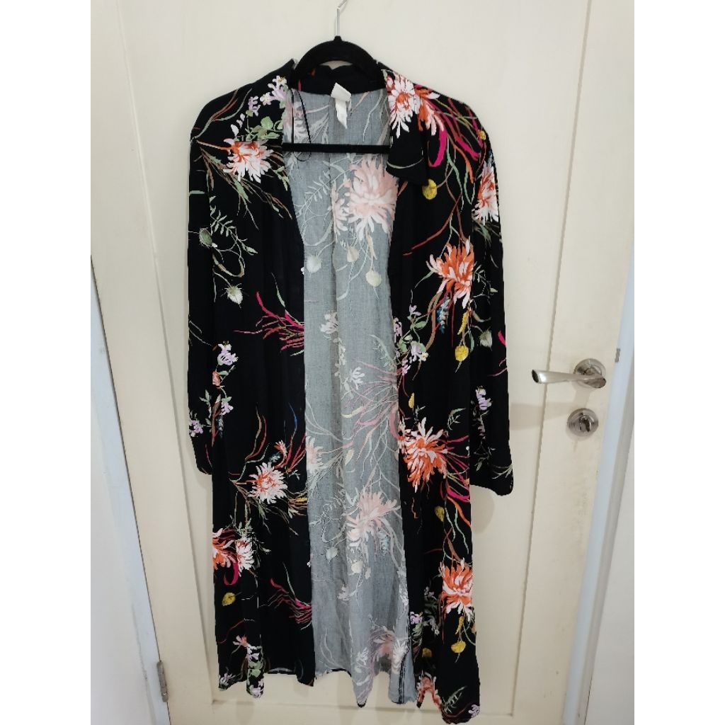 maxi dress floral HnM