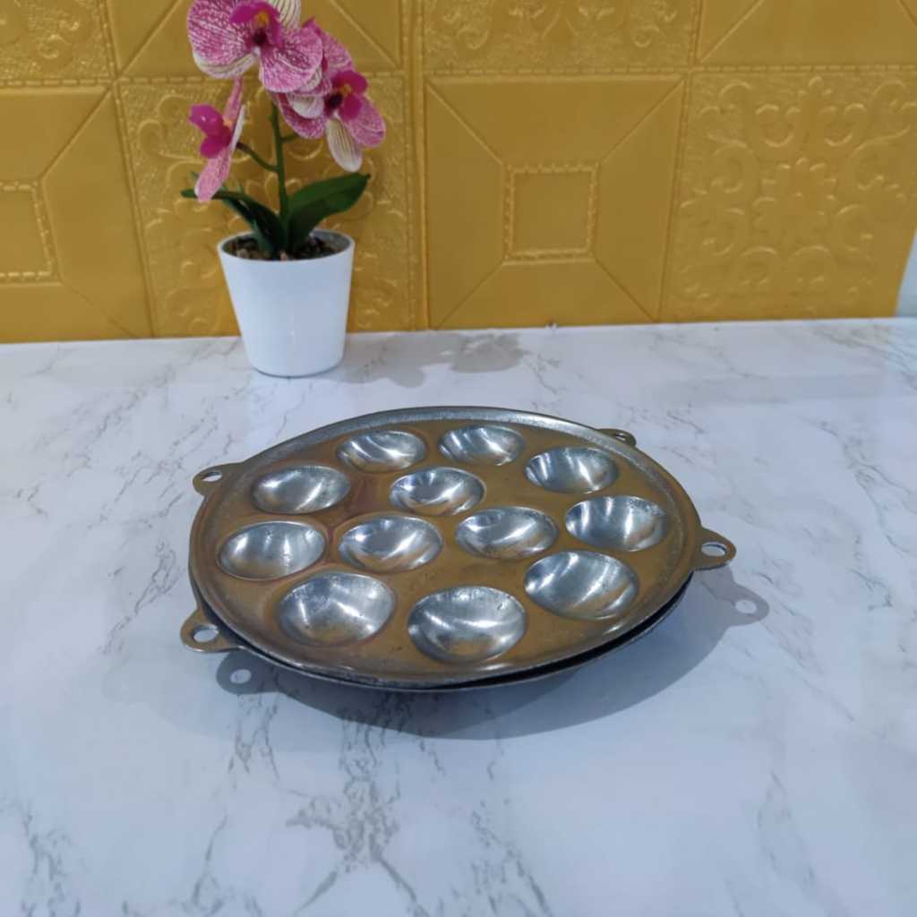 [ MURAH BANGET.. ] BAKLOR CETAKAN KUE CUBIT 12 LUBANG / CETAKAN TELOR / PUKIS / TAKOYAKI / LOYANG CE