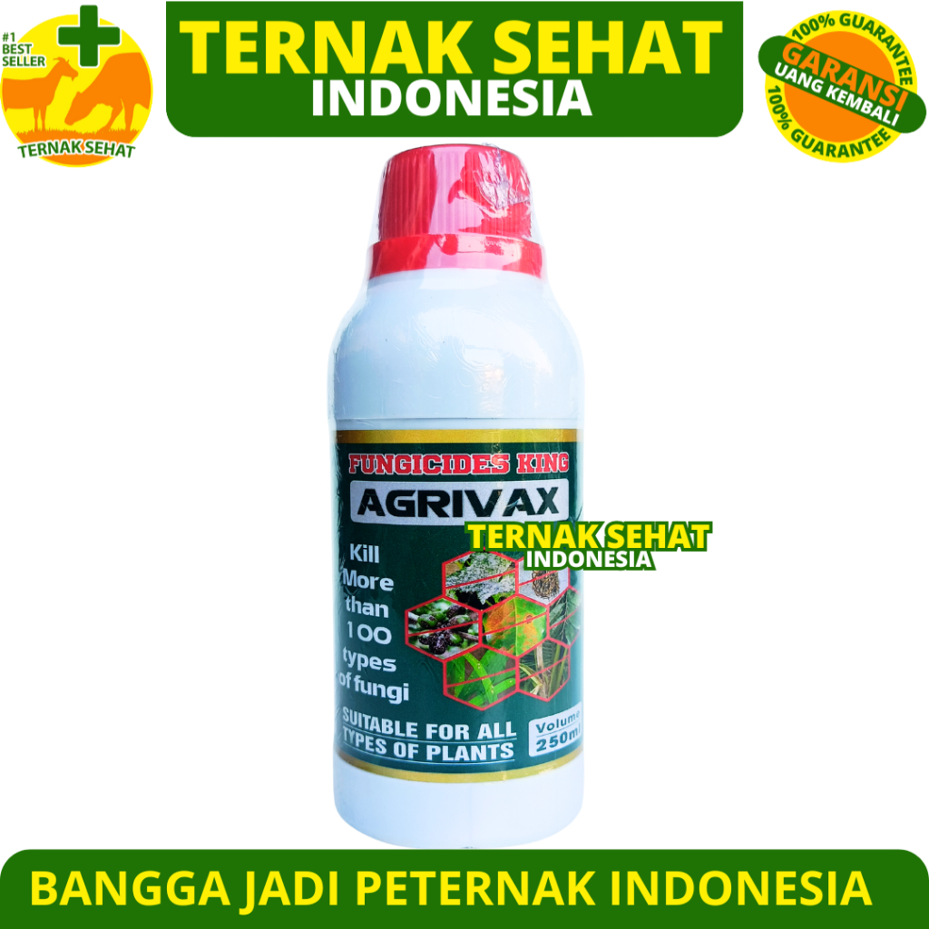AGRIVAX 250 mL Original - Fungisida Hayati Basmi Jamur dan Bakteri Tanaman