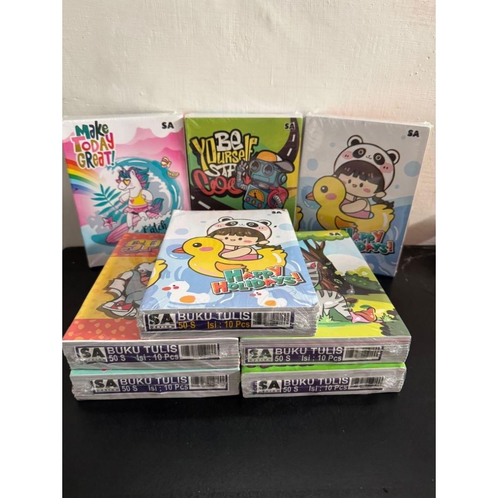 

BUKU TULIS SA isi 50 LEMBAR (Buku Biasa)