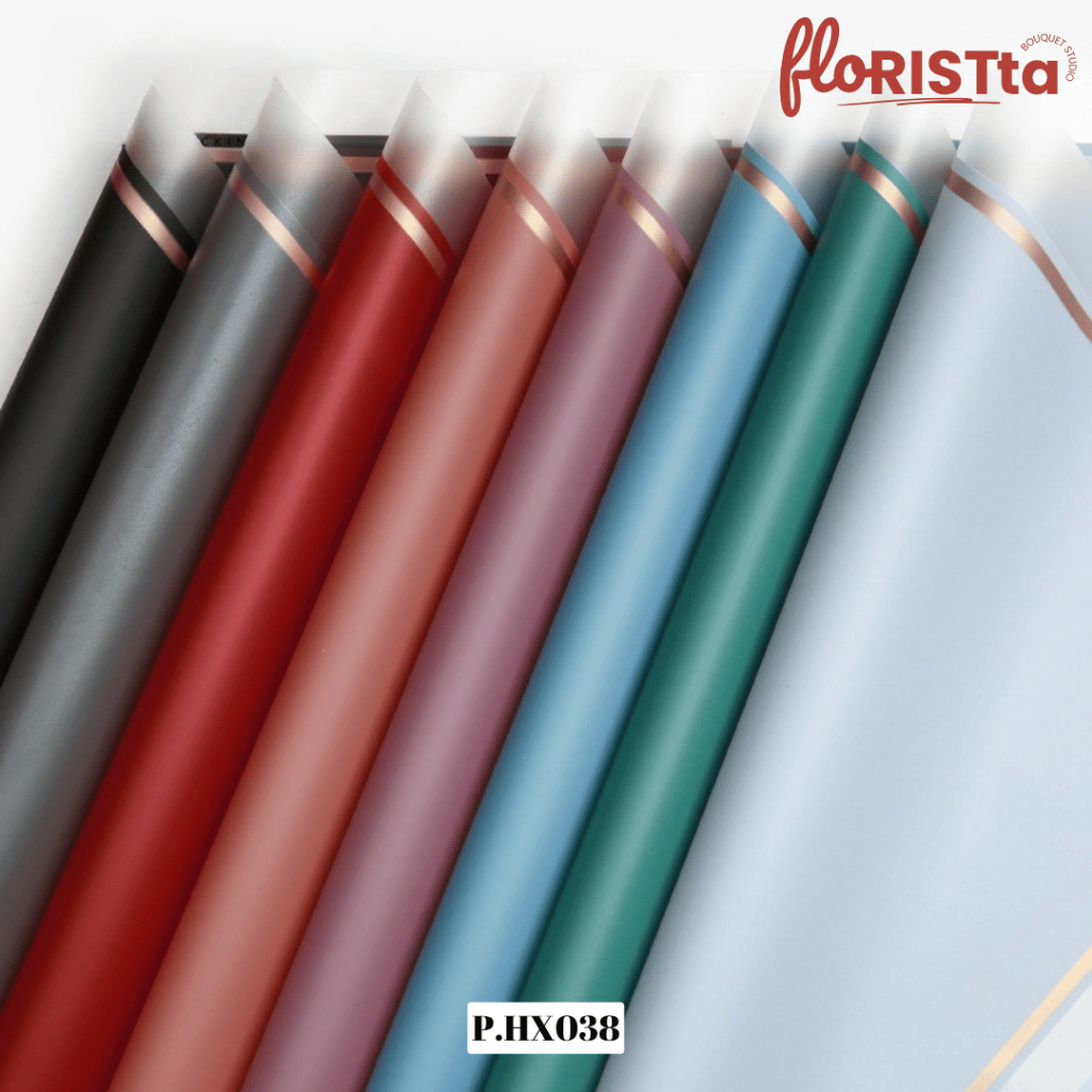 PAPER BQT CELLOPHANE FRAME GOLD LINE