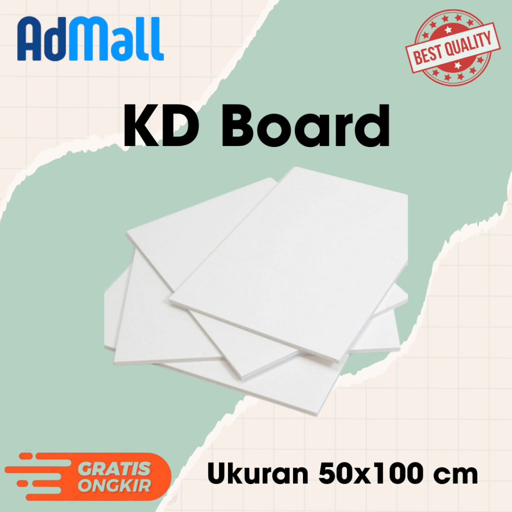 

KD Board Ukuran 50x100 cm / KT Board / Busa Plastik PE Film / Tripod Banner / Banner Poster