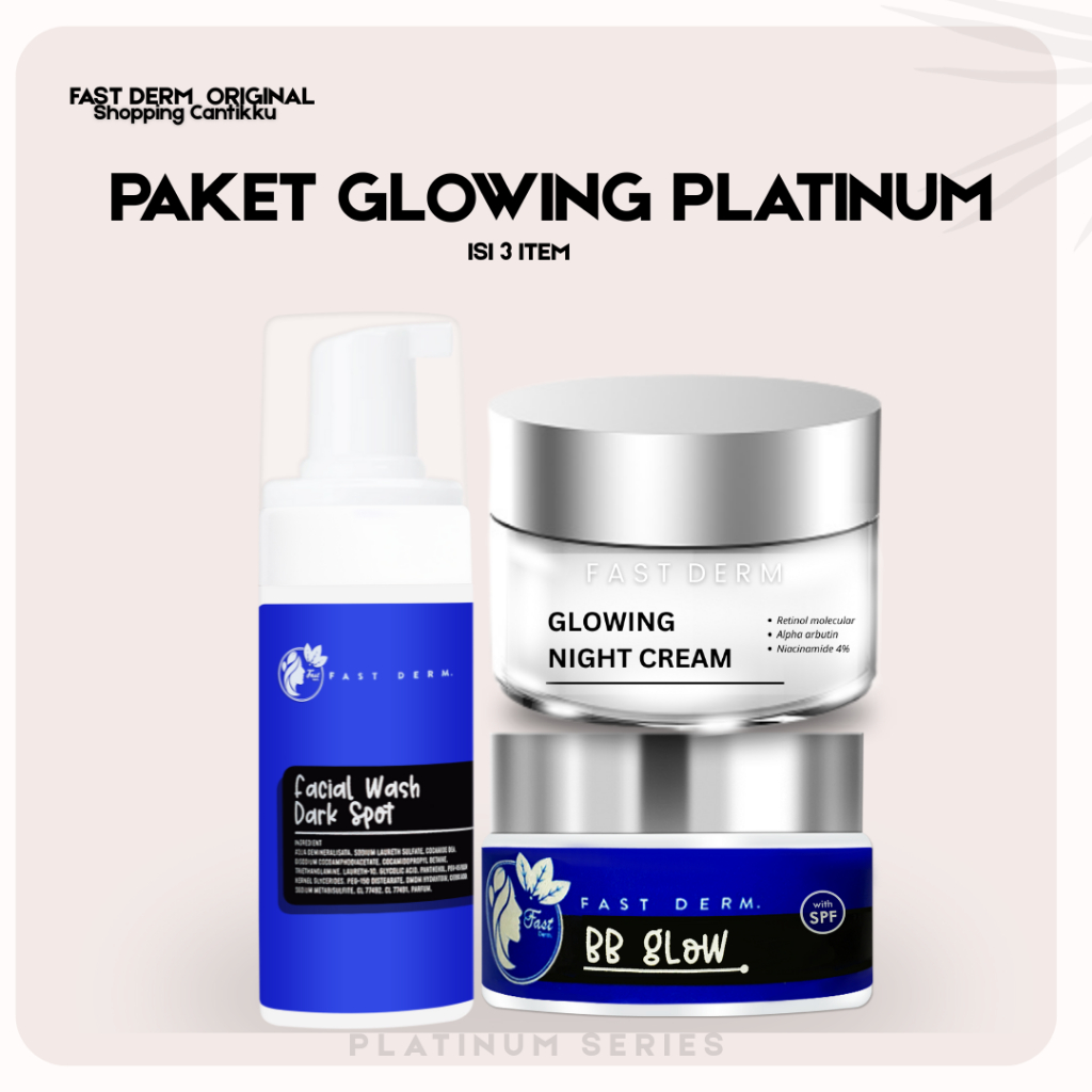 Fast Derm-Paket  Glowing Express PLATINUM isi 3