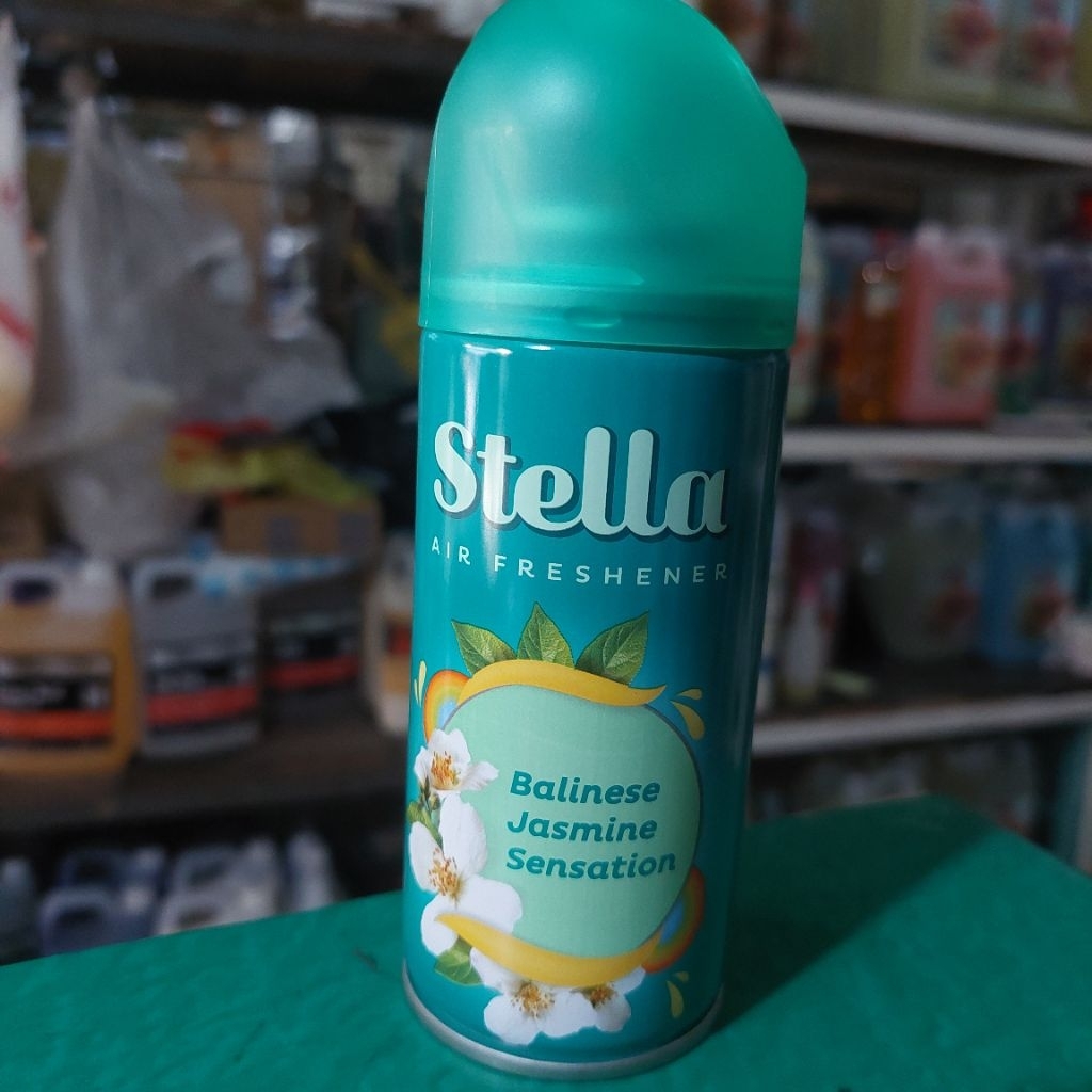 Stella Semprot Aerosol air freshener pengharum ruangan 140ml Spray Balinese Jasmine