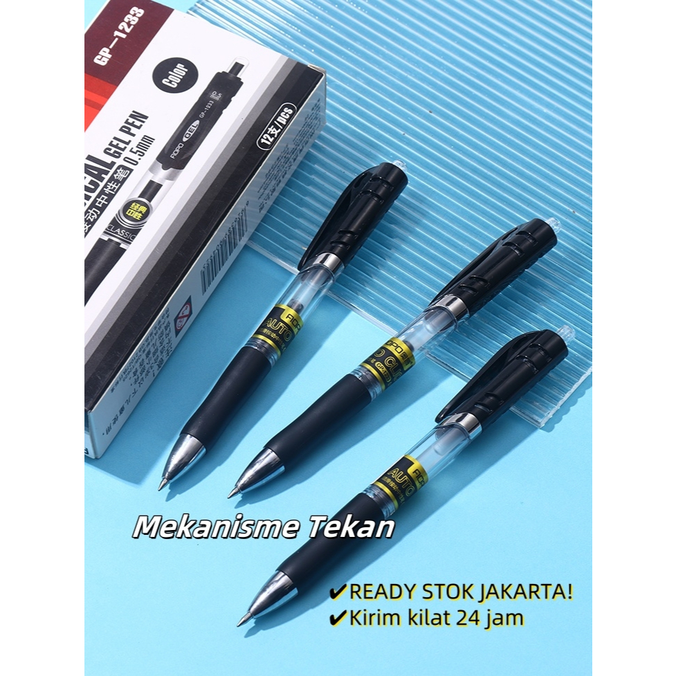 

Pena Kantor 0.5mm - Isi Banyak, Tinta Awet, Cocok untuk Tugas & Catatan