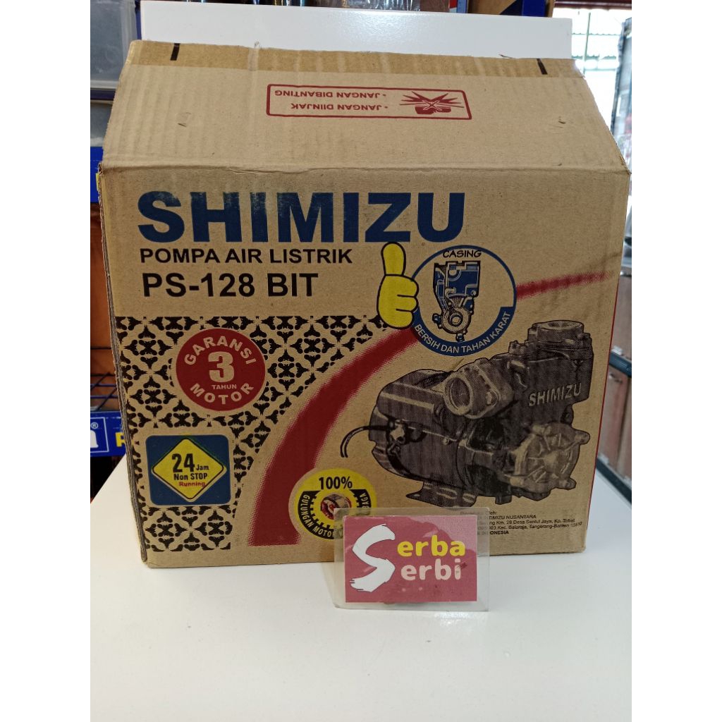 *PS-128 BIT SHIMIZU*Pompa air listrik manual Shimizu
