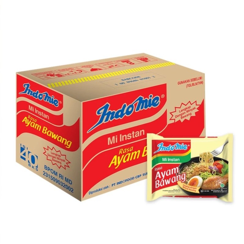 

INDOMIE KUAH Spesial Ayam Bawang ISI 40 /1DUS