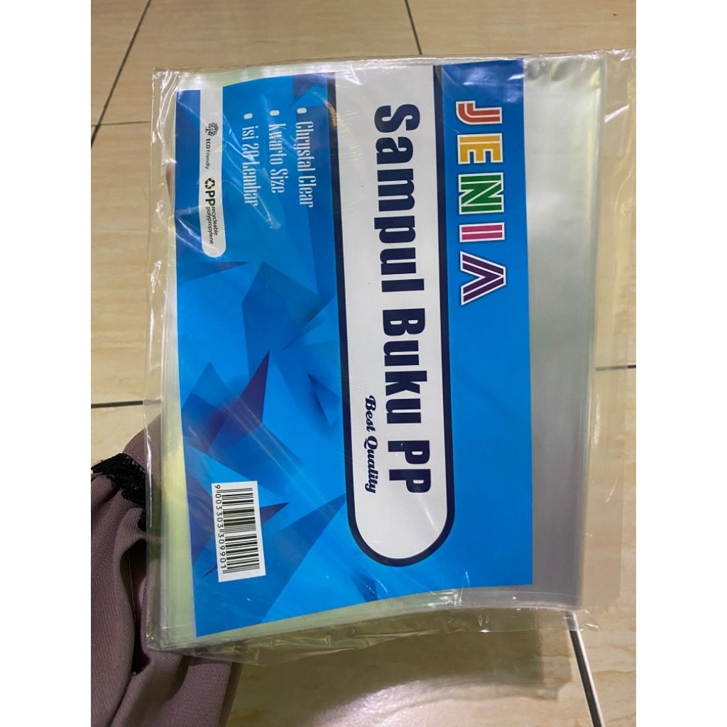 

sampul buku plastik Jenia