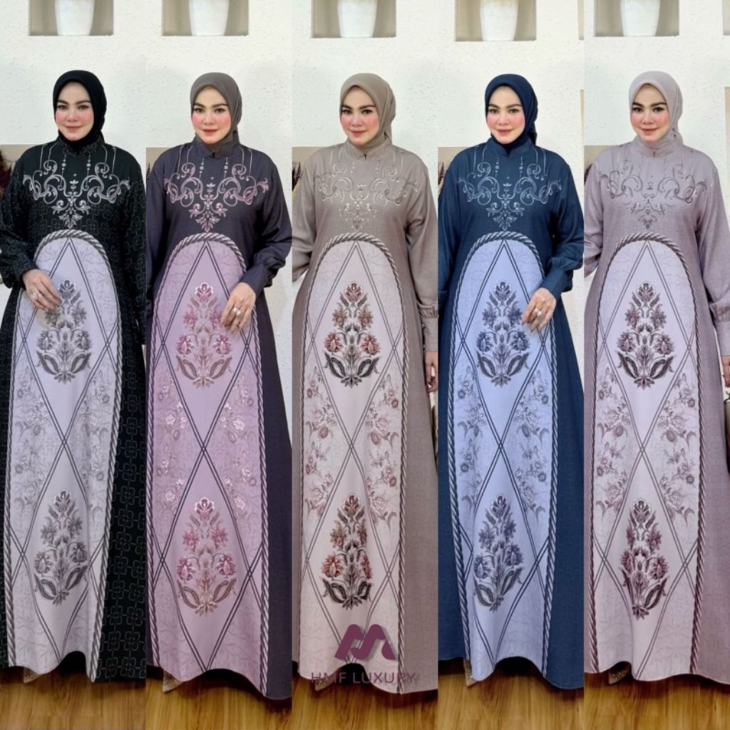 COD/LISA dress vol 22 by HMF LUXURY/gamis terbaru/gamis ALODY/gamis kekinian/gamis muslimah/pakaian 
