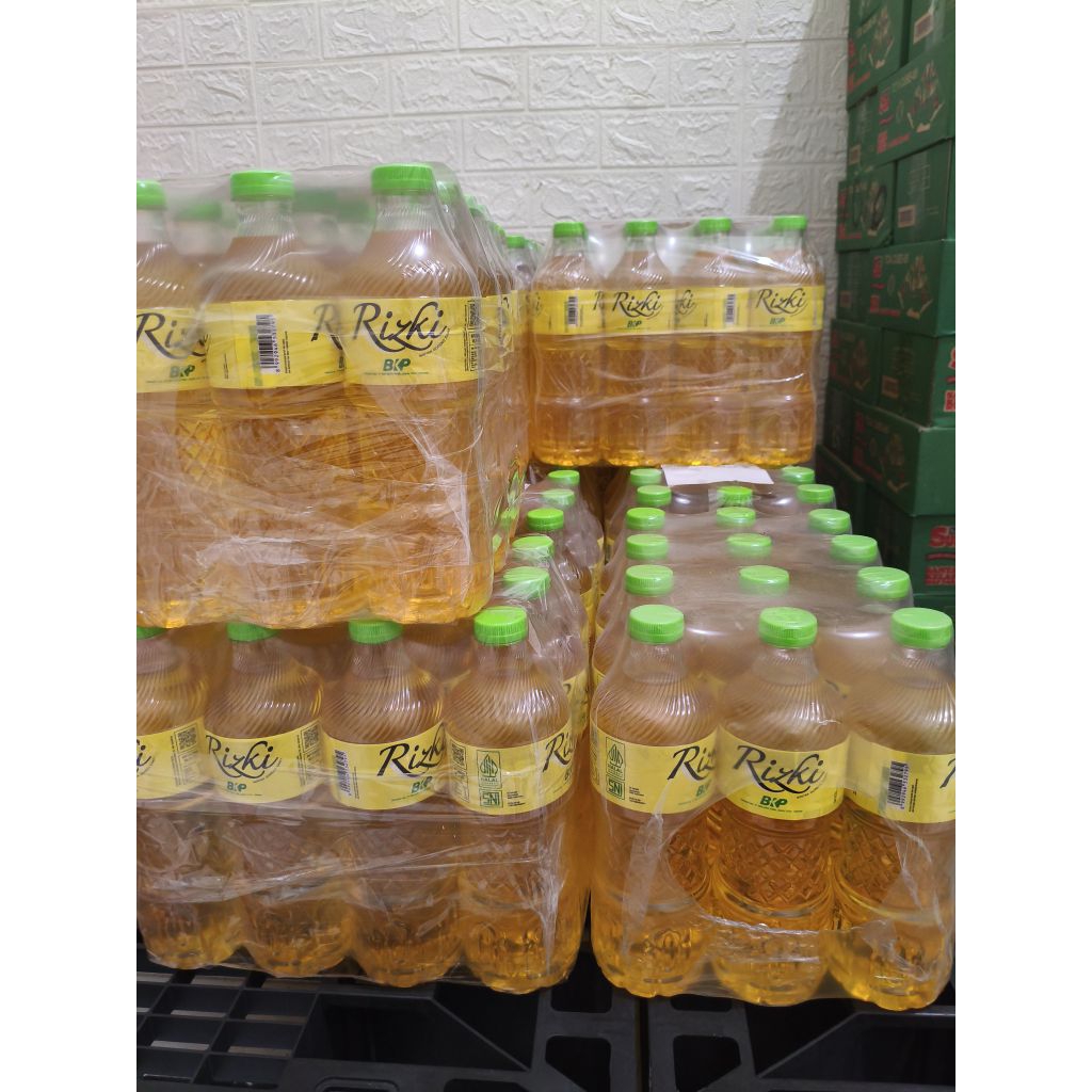

Minyak goreng rizki 800 ml isi 12 botol
