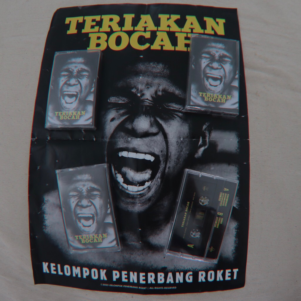 kaset pita kelompok penerbang roket “ teriakan bocah “ (kaset saja)