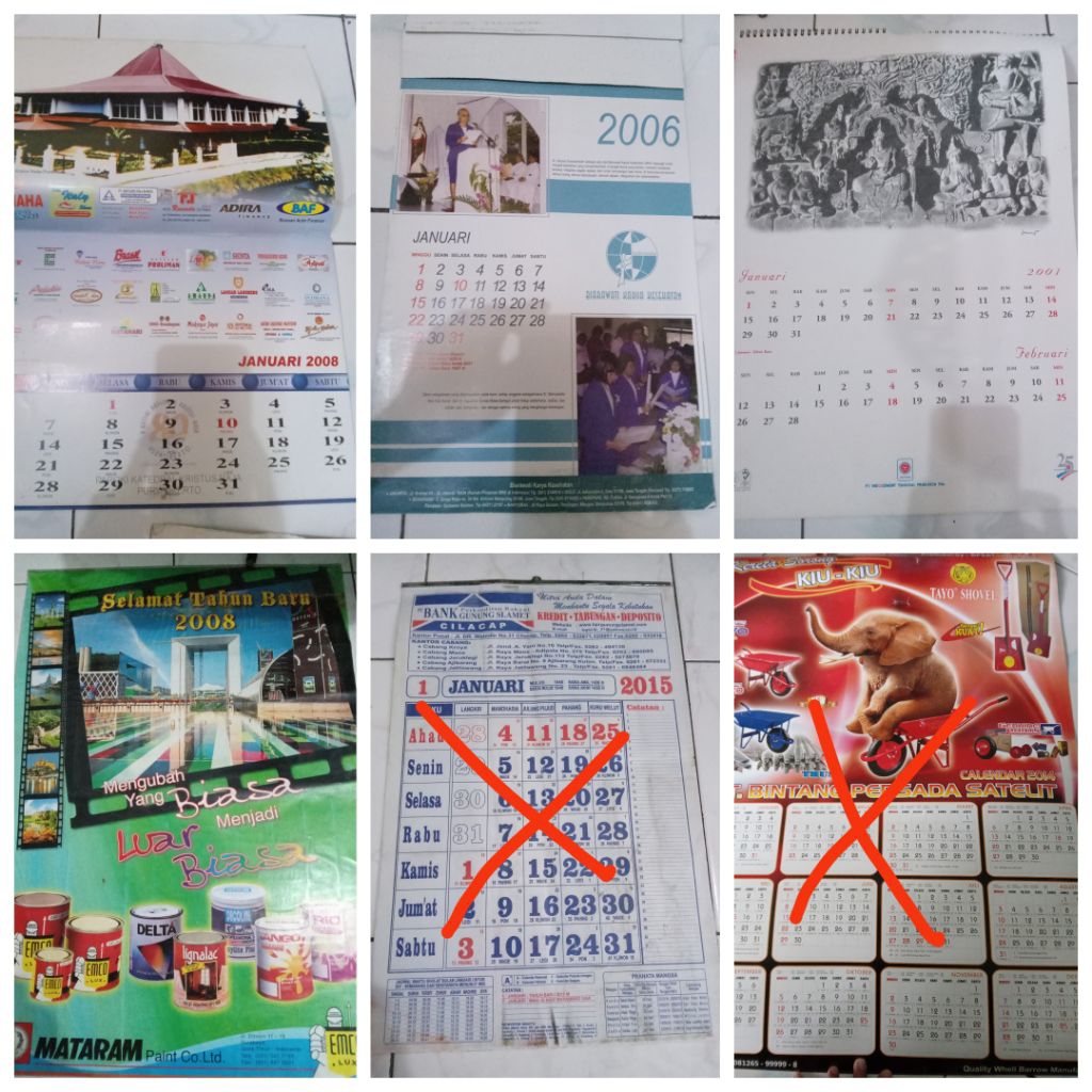 

Aneka kalender jadul