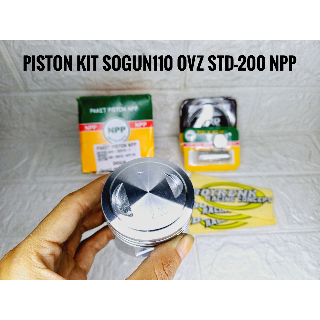 PISTON KIT SET SEKER SEHER SET SHOGUN 110 NPP
