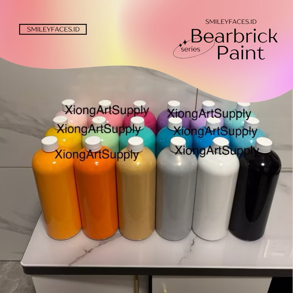 

BEARBRICK FLUID PAINT~ POURING ABSTRACT~ Cat Warna Bearbrick/ Keychain dengan berbagai pilihan warna