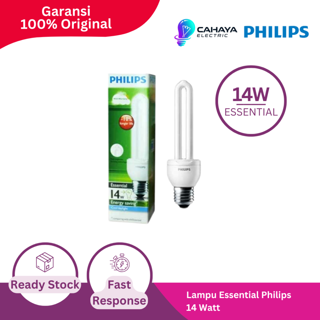 Lampu Essential Philips 14 Watt