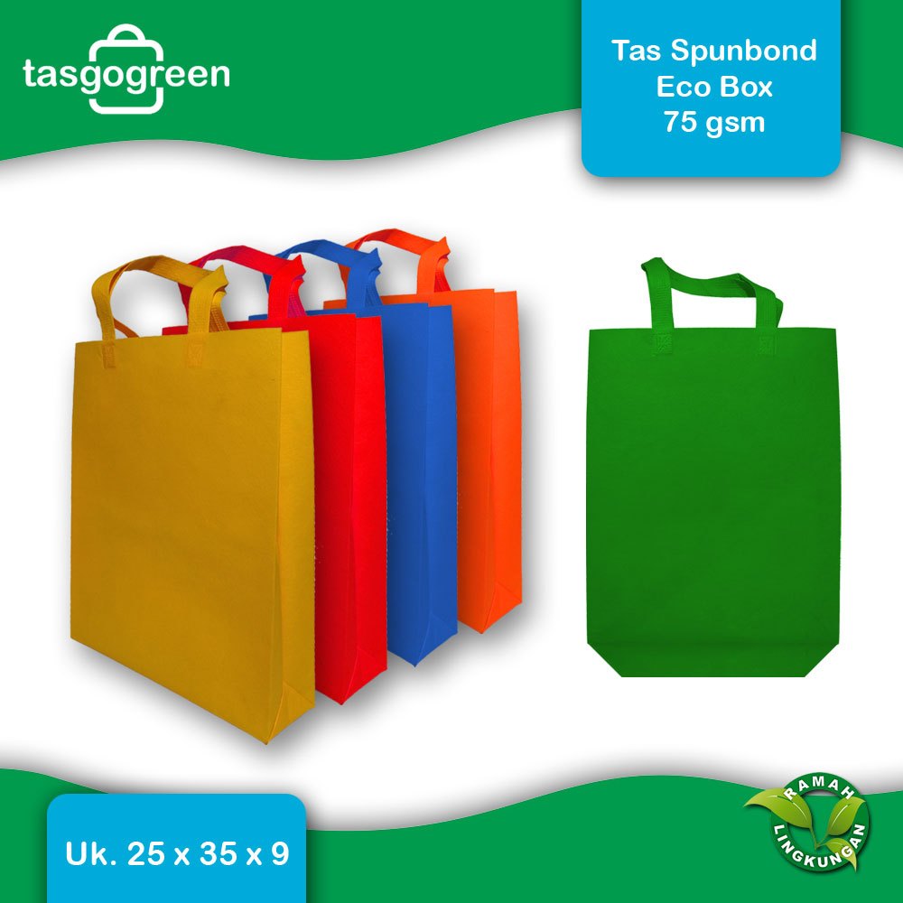 

Tas Goodie Bag Promosi Spunbond 25x35x9