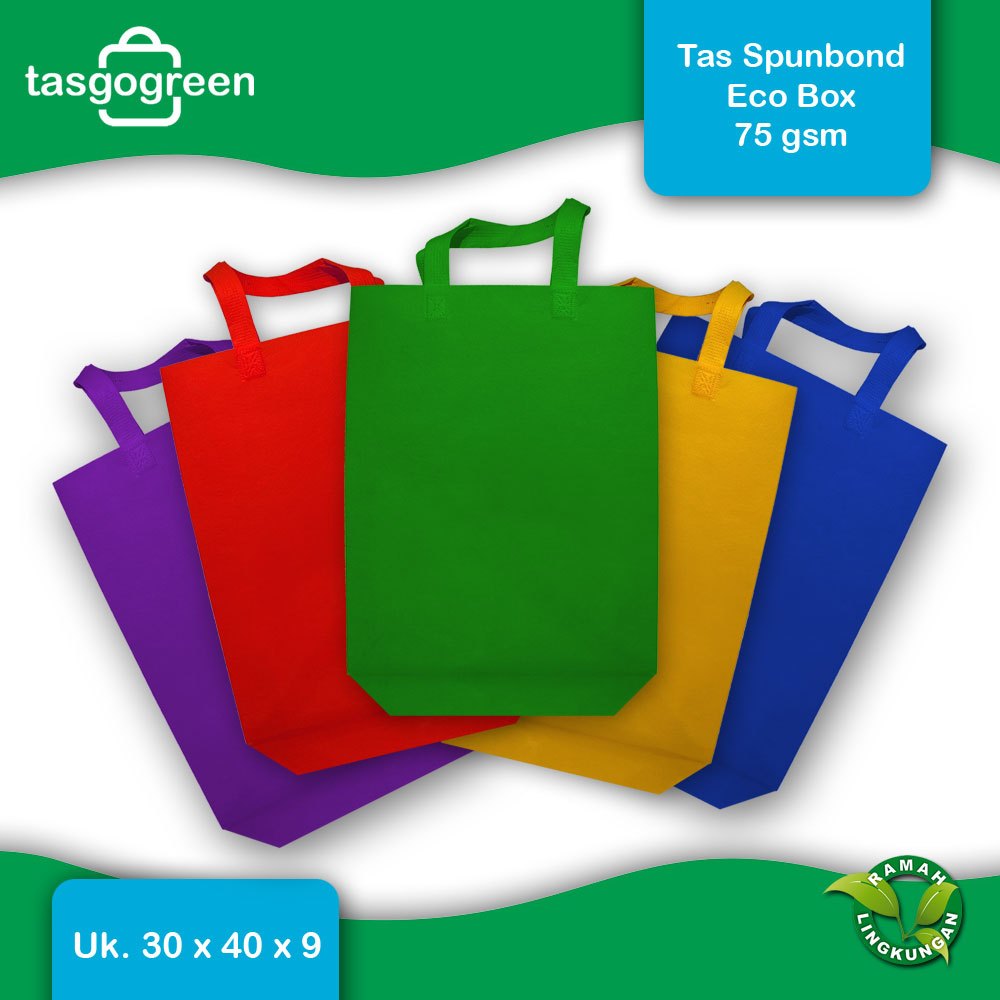 

Tas Goodie Bag Promosi Spunbond 30x40x9