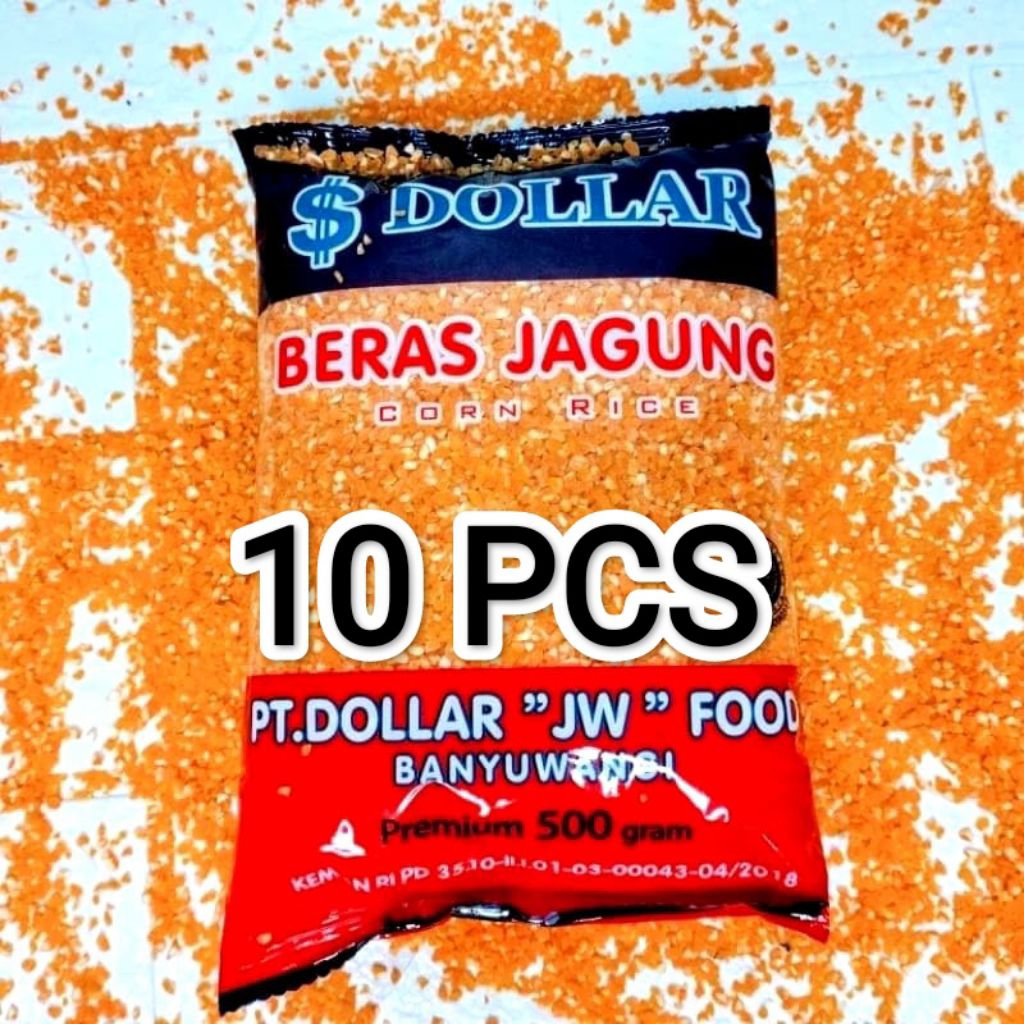 

Beras jagung dollar premium paket 10 pcs (5kg) original banyuwangi