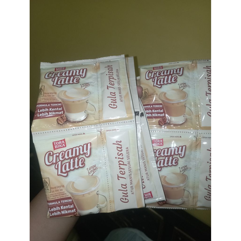 

Torabika creamy latte 1renceng