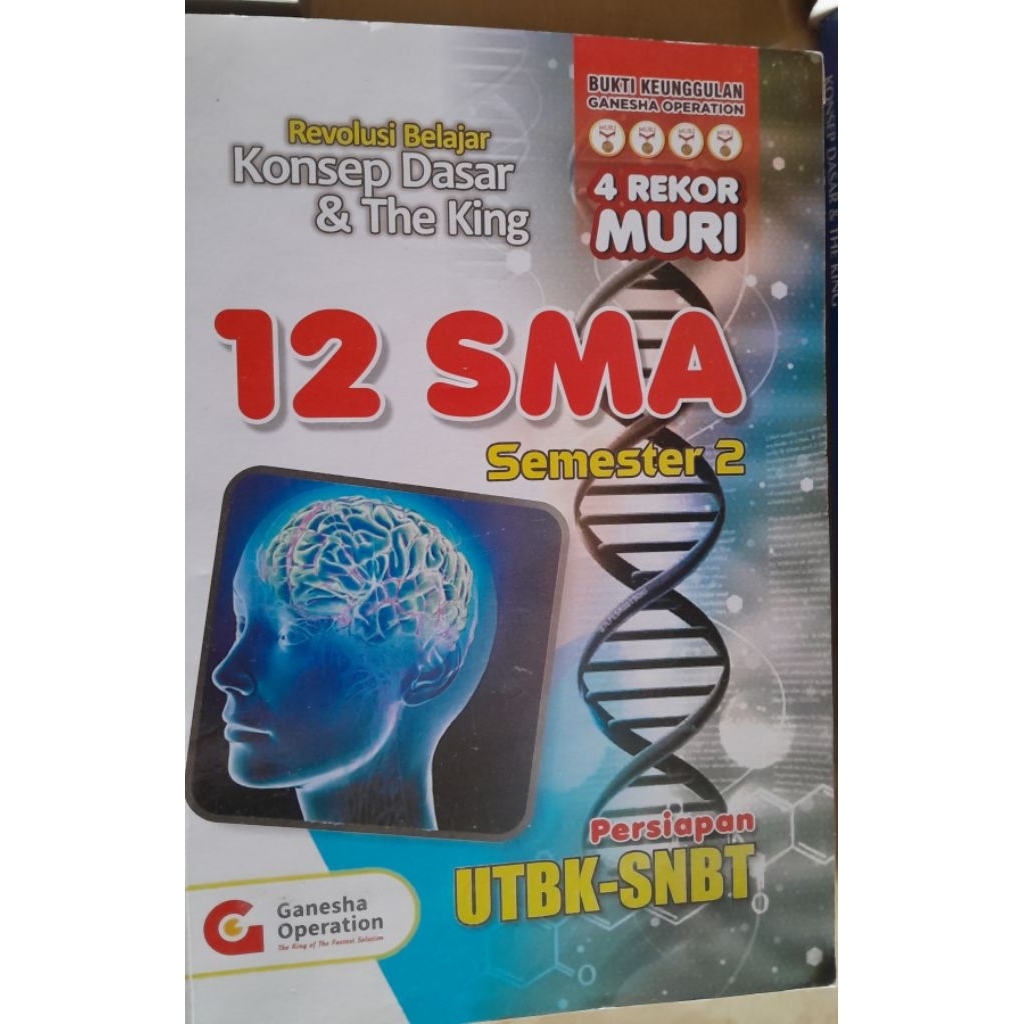 Preloved Buku kelas 12 SMA semester 2, persiapan UTBK-SNBT