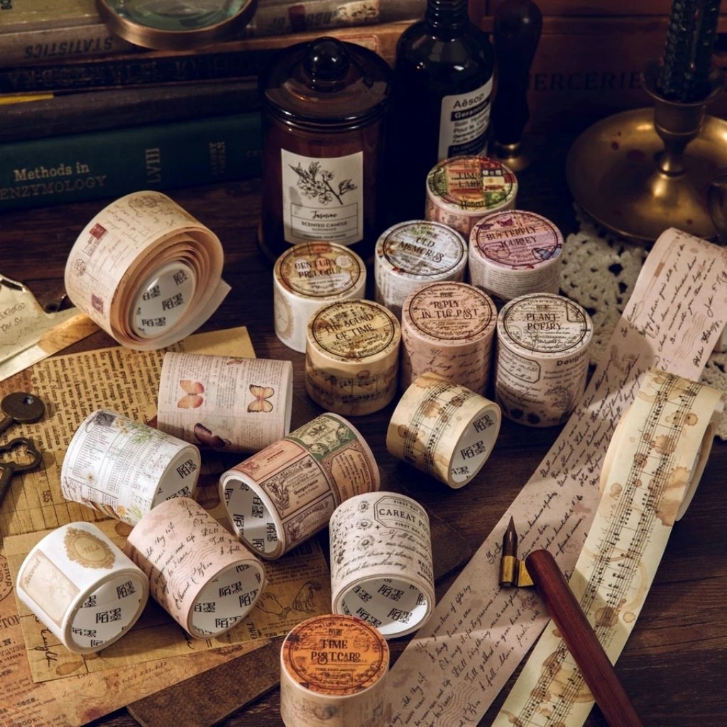 

1pcs washi tape vintage music butterfly jurnal diy