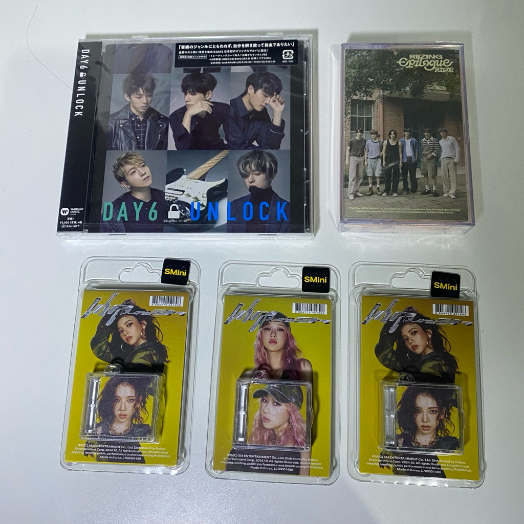 AESPA DAY6 RIIZE  NCT DREAM sealed album smini whiplash giselle karina unlock regular cassette tape 