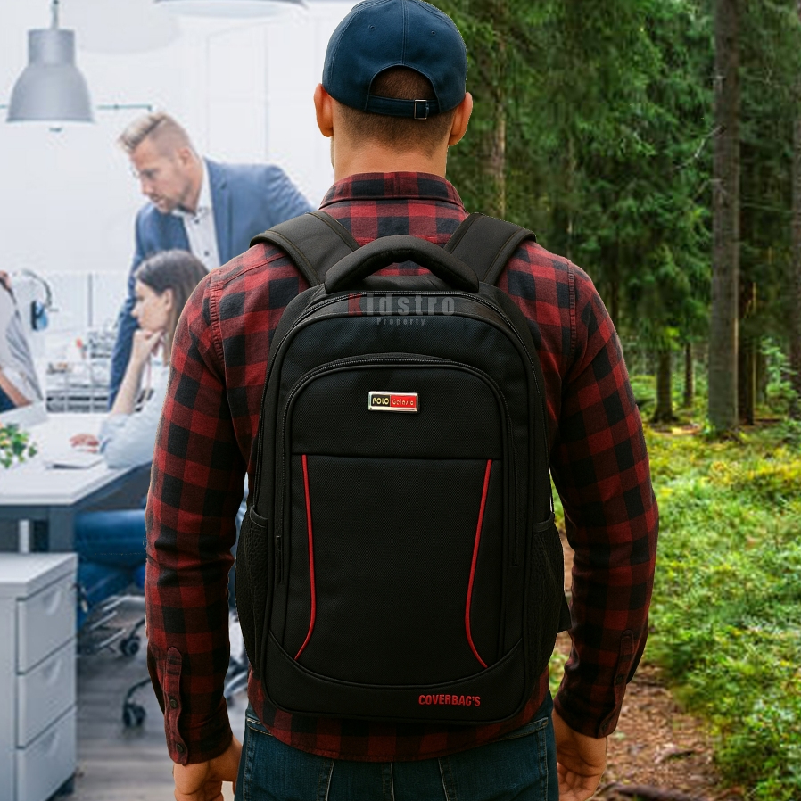 Tas Backpack Ransel Pria Remaja Dewasa untuk Sekolah SMP SMA sampai Kuliah atau untuk Tas Kerja Baha