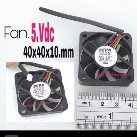 kipas fan 5 volt 4 x4x1cm DC Brushless