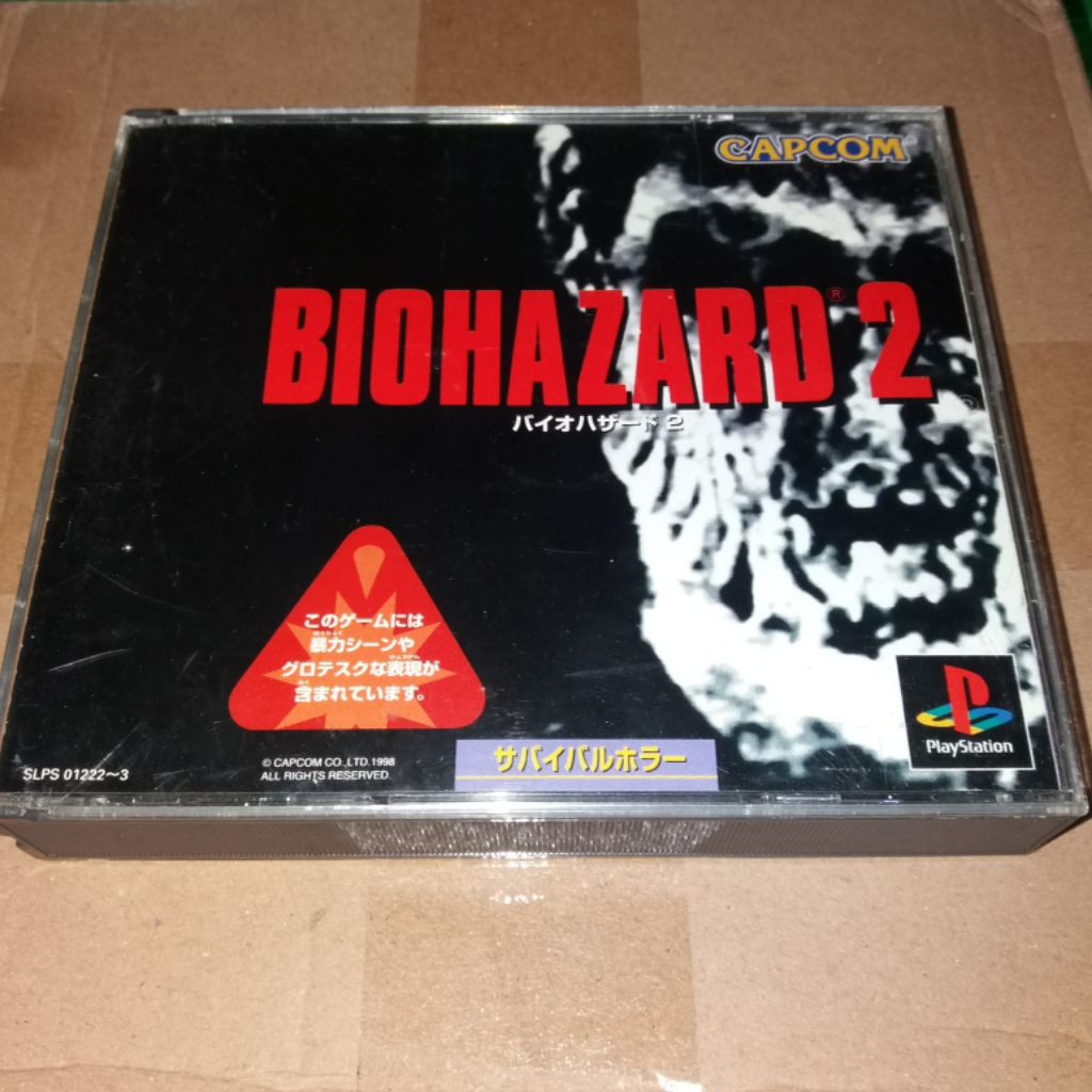 Kaset Ps1 Biohazard 2 Original Japan