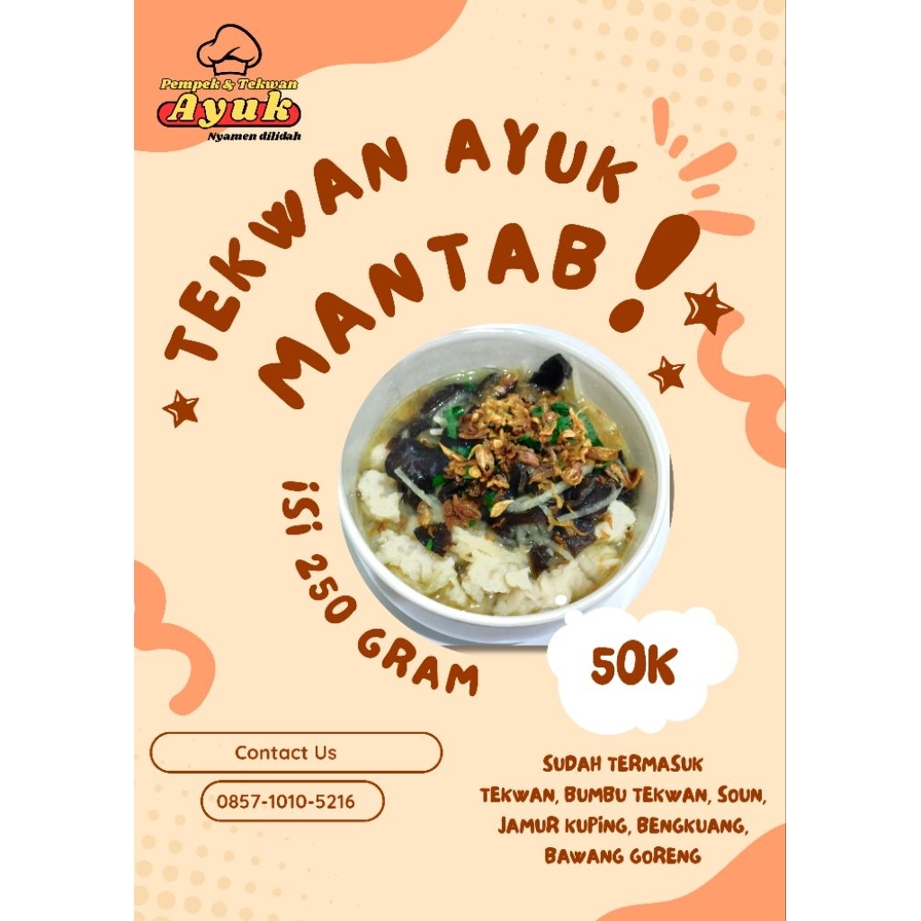 

Ayuk Tekwan Frozen (isi 250 g)