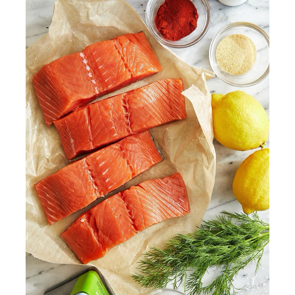 

fresh salmon fillet